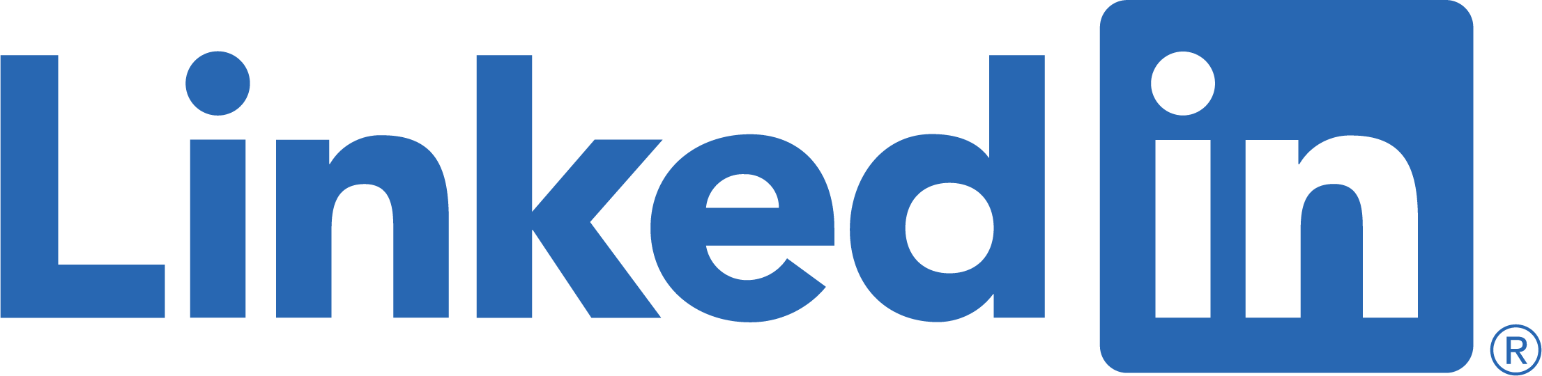 the logo for linkedin, which is blue text which reads "linked" and a blue box with white text that reads "in"